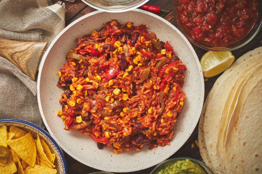 Plant Based Chilli Bean Burrito