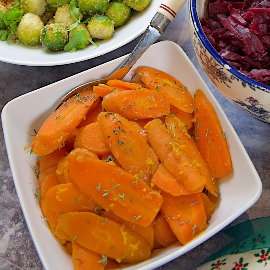Carrots with Orange Zest and Thyme