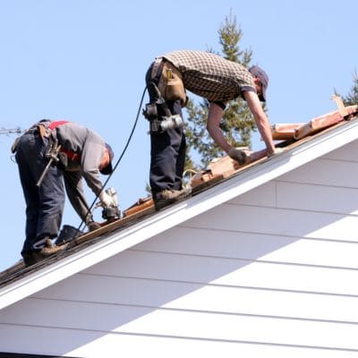 Roof repair in Greenville