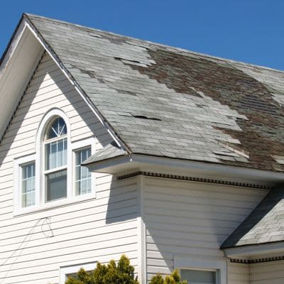 Roof replacement in Greenville