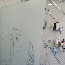 Marble-Look Feature Wall