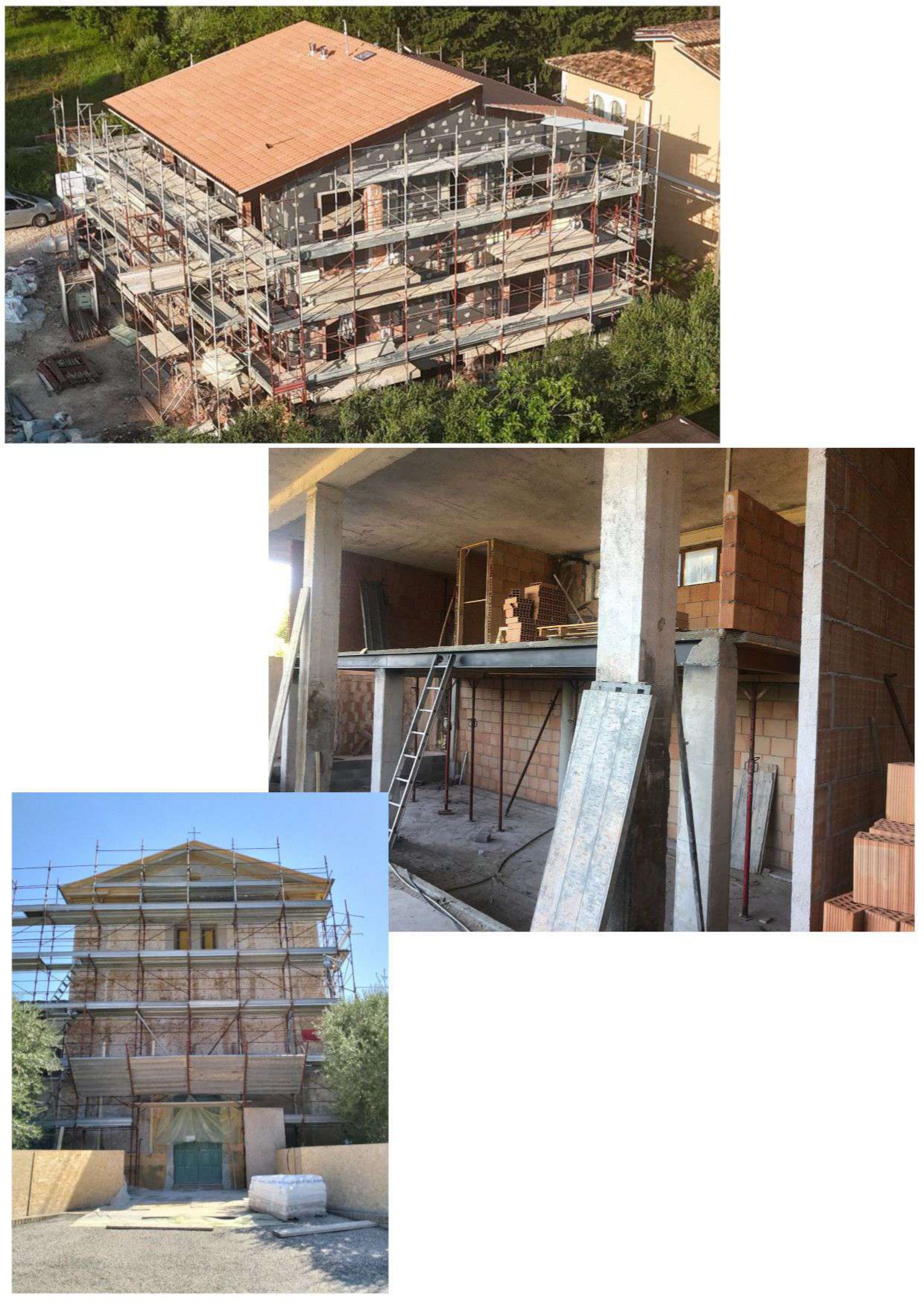 Fasi di costruzione e riqualificazione dell'involucro edilizio