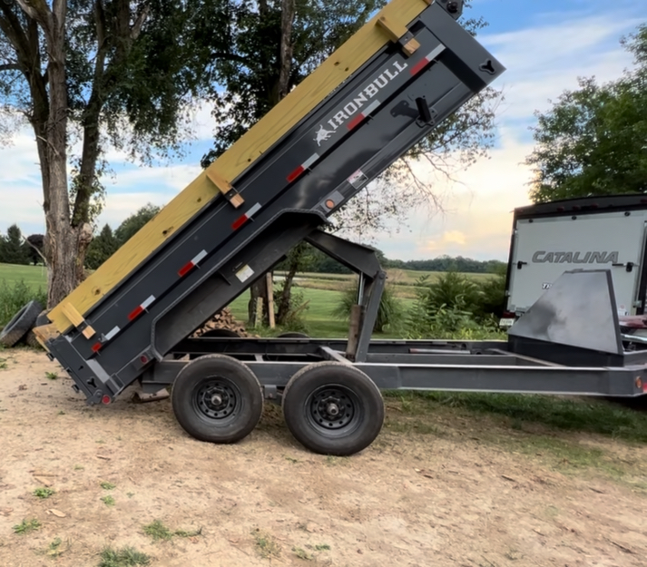 7 by 16 hydraulic dump trailer rental in Royse City, TX