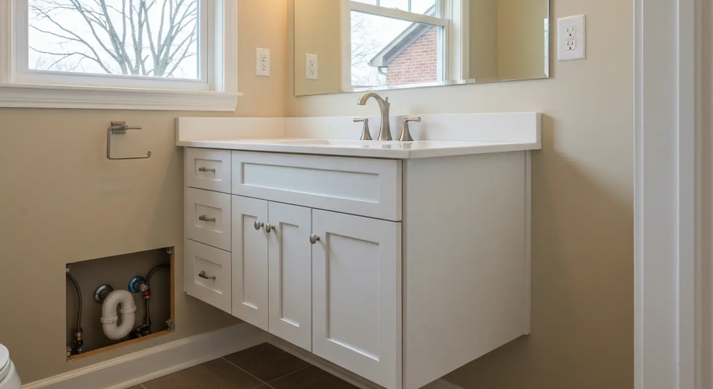 Custom bathroom vanity