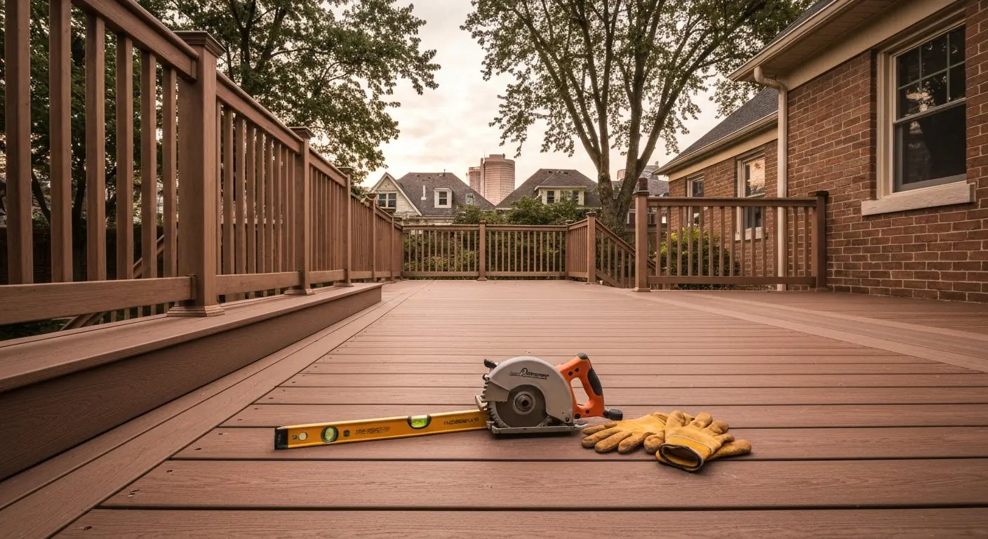 Deck repair and upgrade work