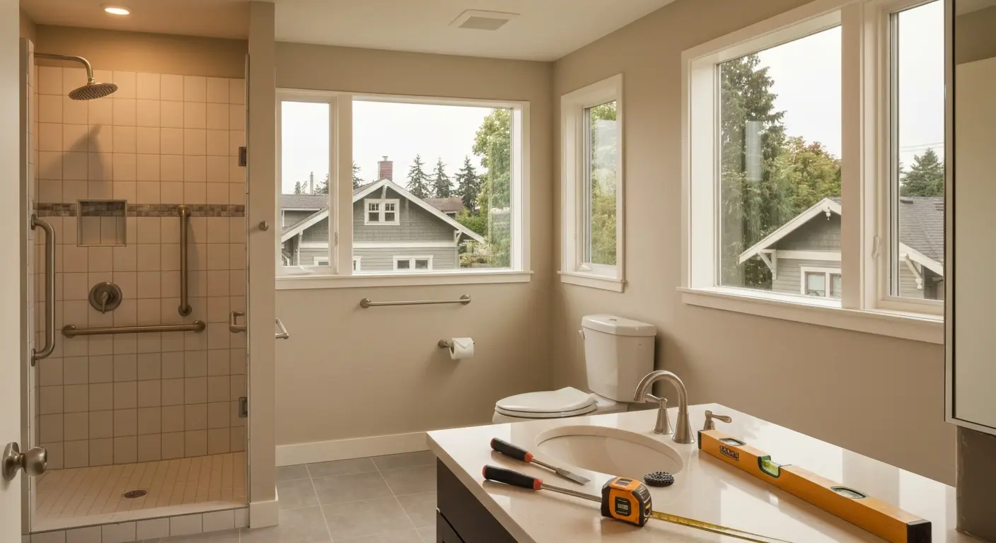 Bathroom renovation project