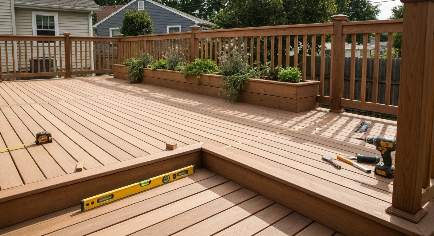 Custom multi-level deck design