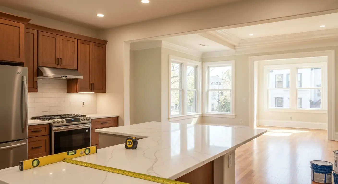 Open-concept renovation