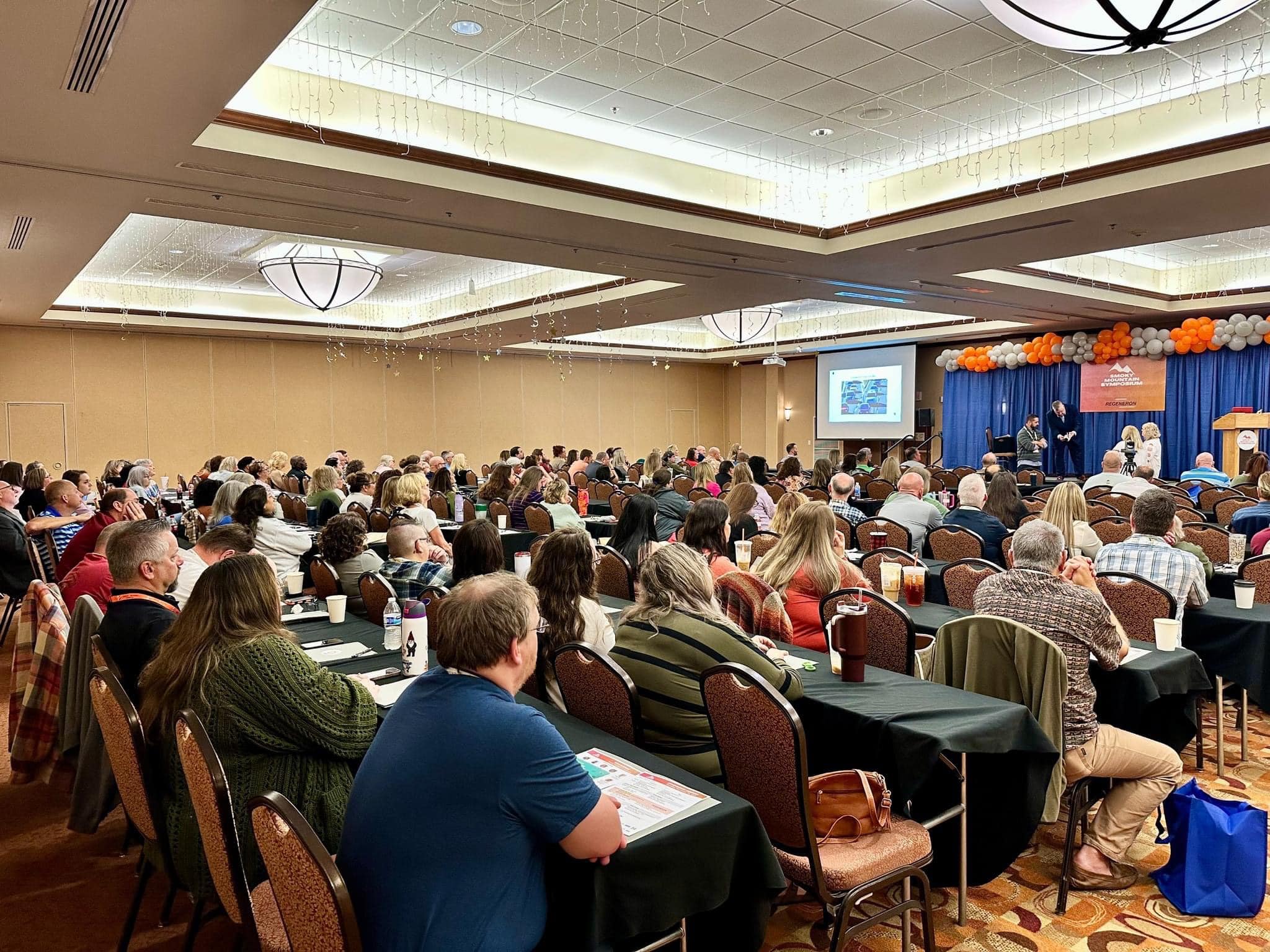 Ken Hartley speaking at Encore Healthcare