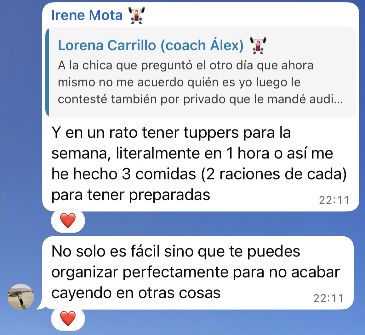 Testimonio real de clienta