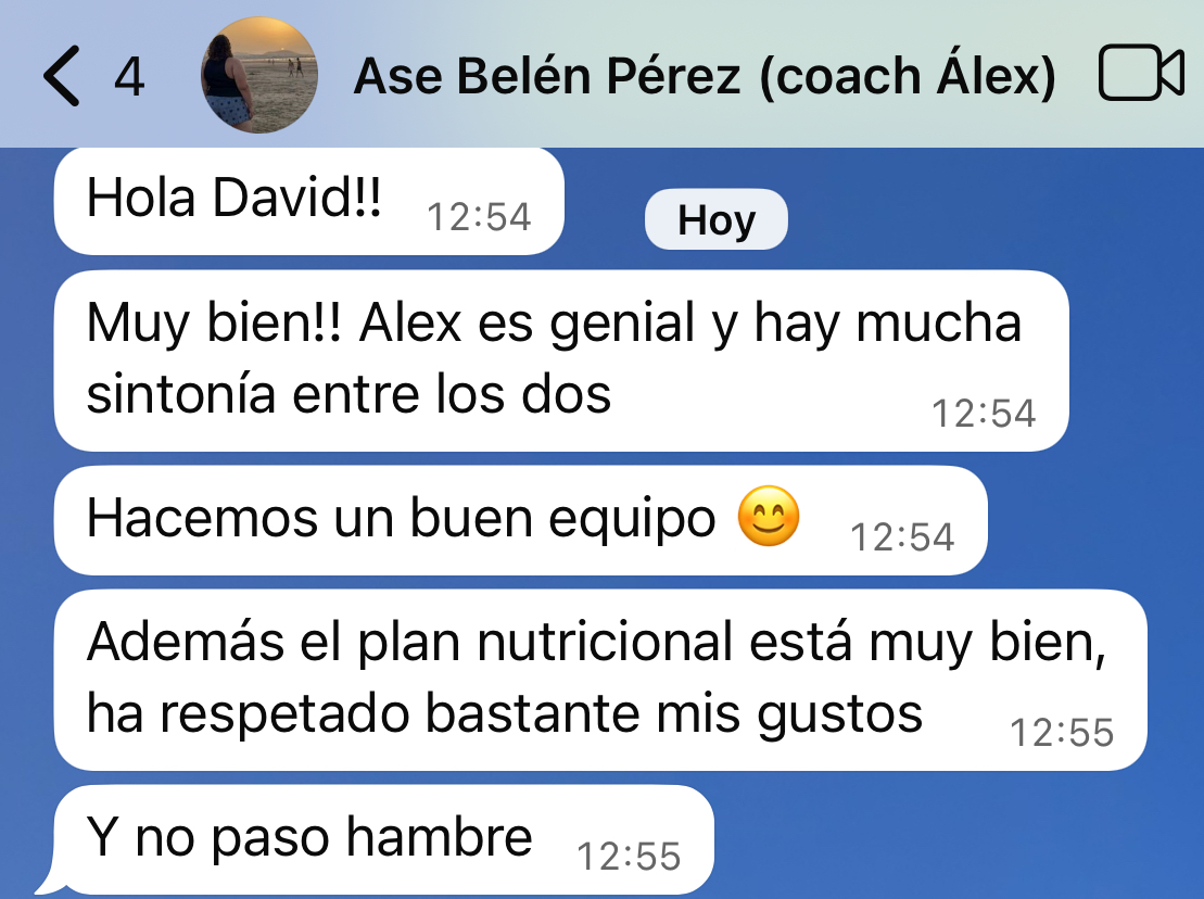 Testimonio real de clienta