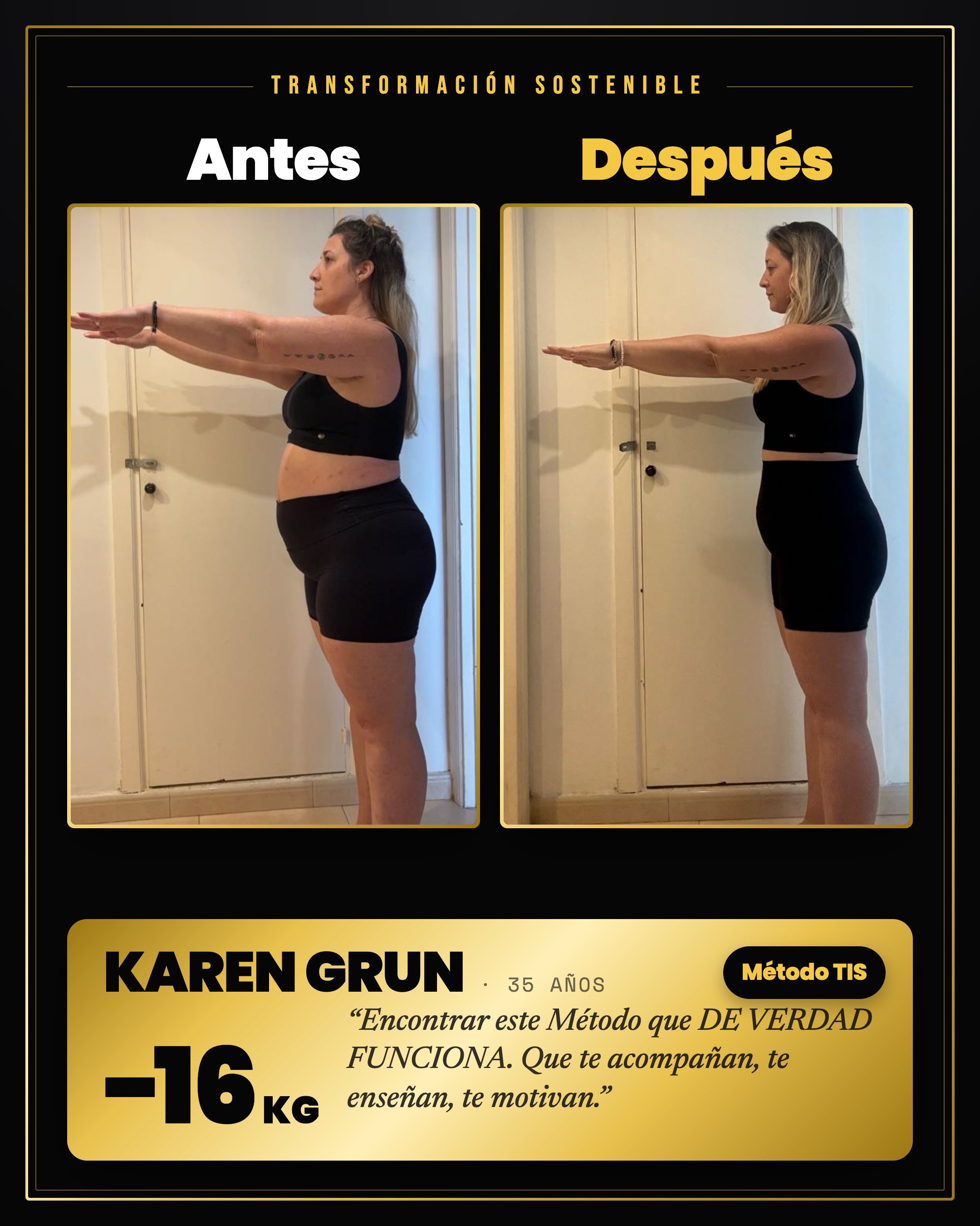 Karen Grun - 16kg en 6 meses