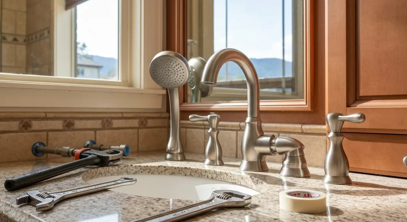 Plumbing fixture installation