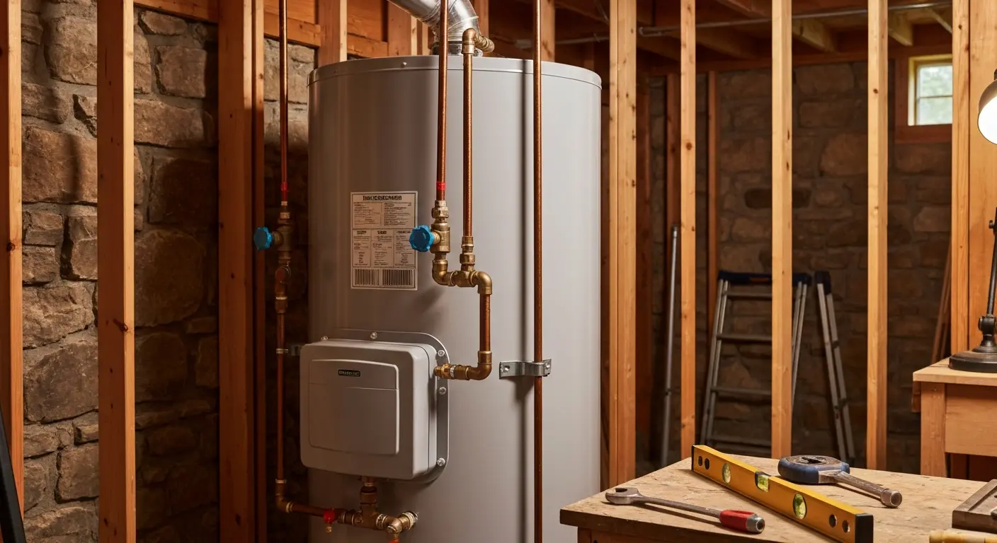 Water heater installation service