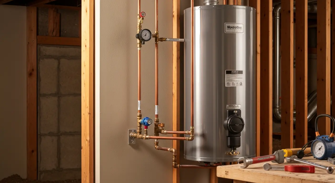 Tank water heater in Knoxville home