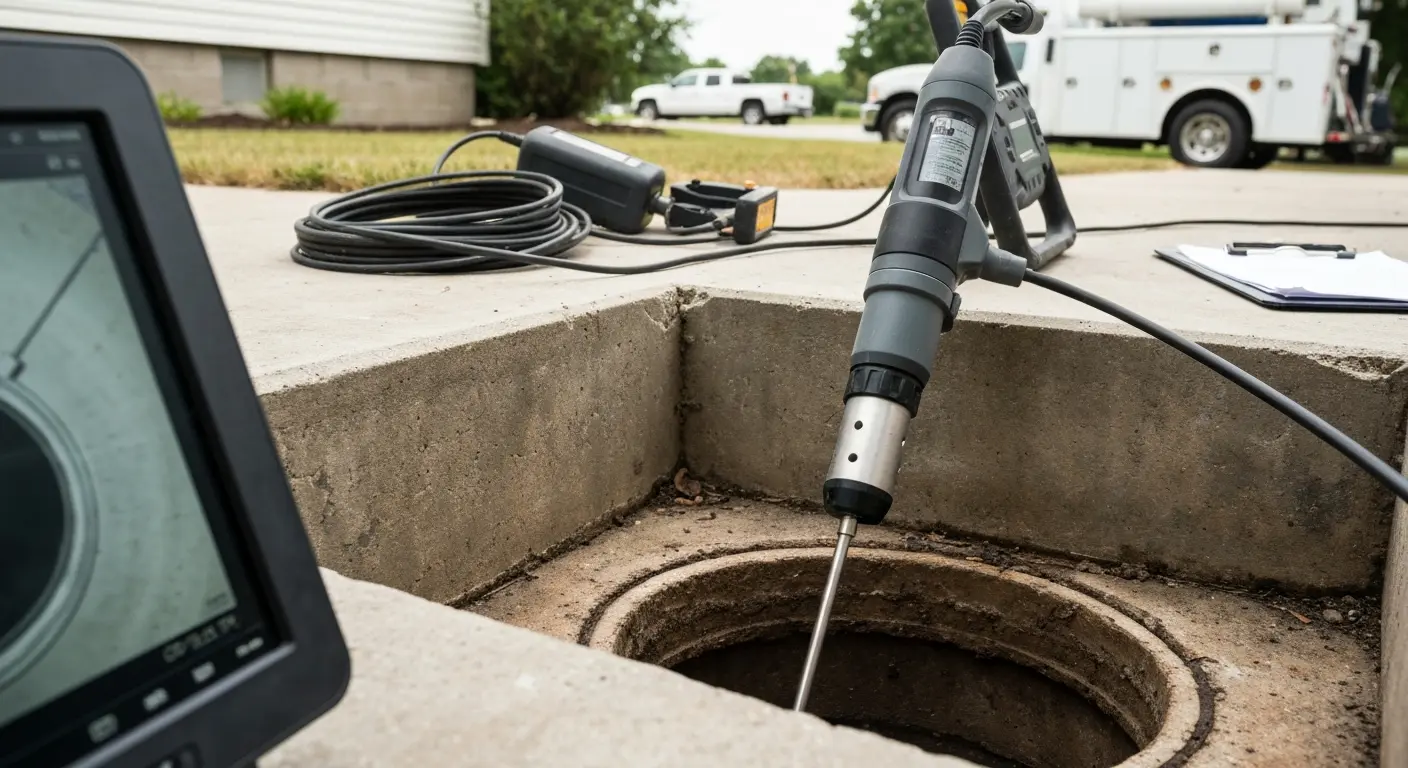 Main sewer line inspection