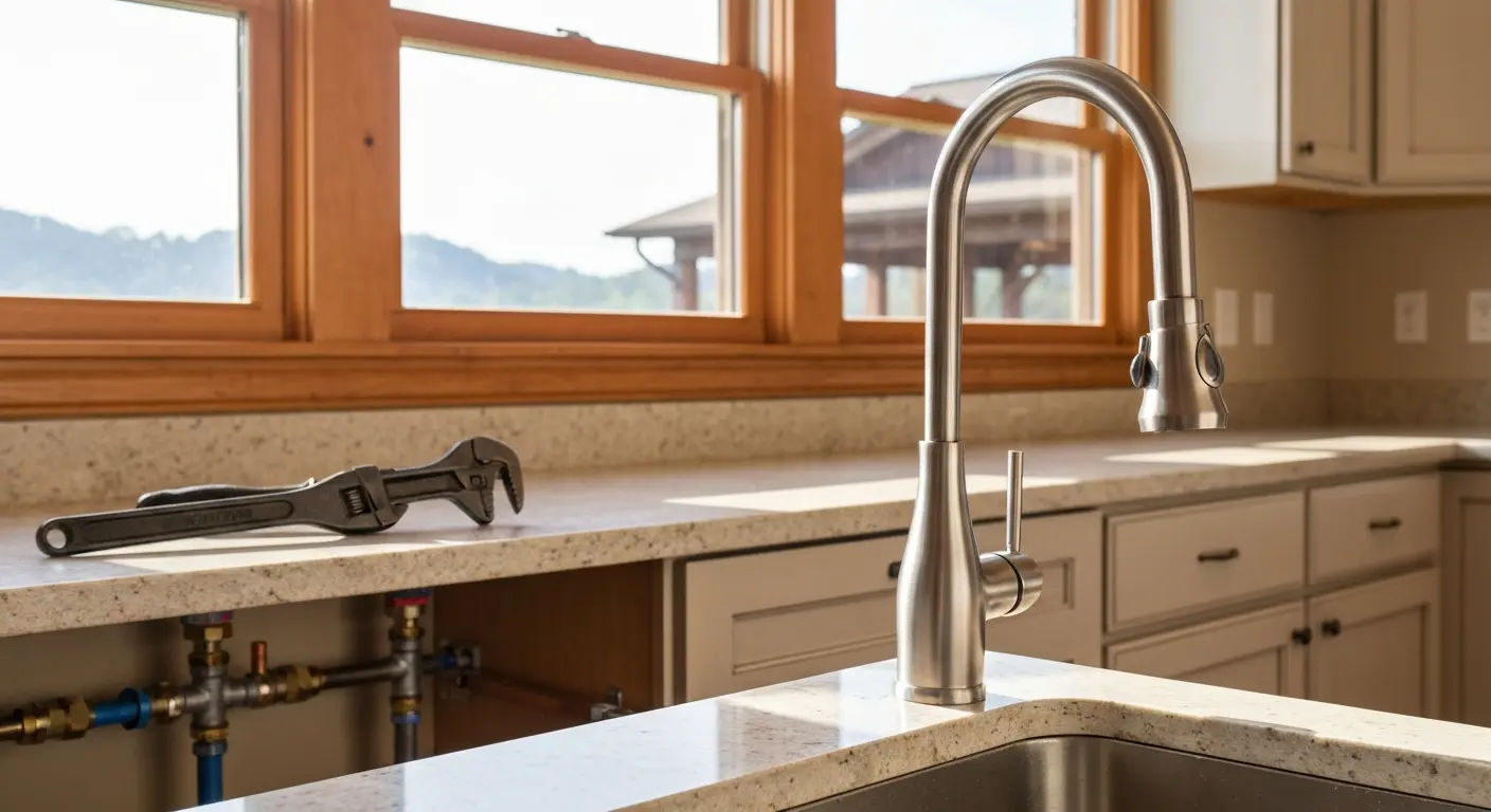 Faucet installation