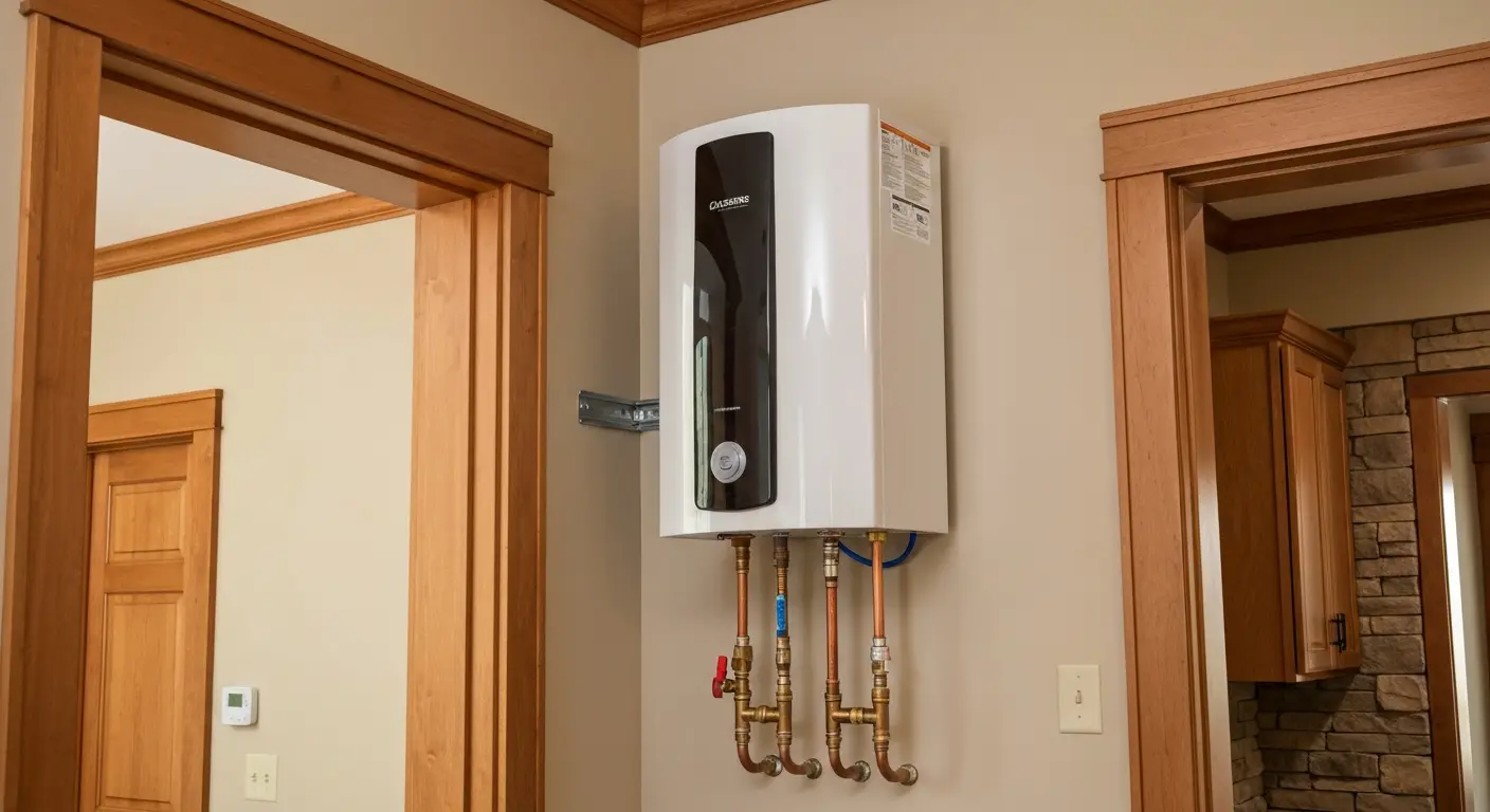 Tankless water heater unit