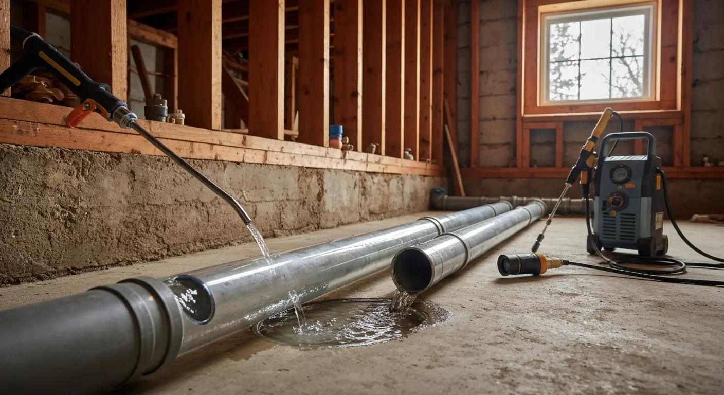 Drain cleaning service