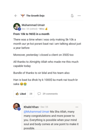 Member testimonial