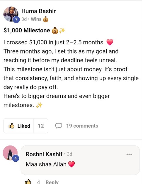 Growth Dojo community win 21