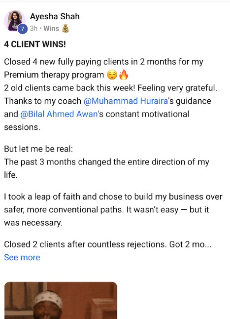 Growth Dojo community win 16