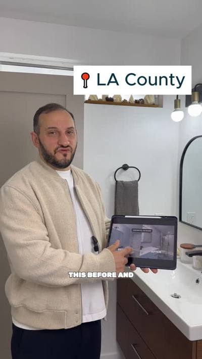 LA County · before and after
