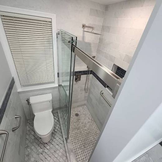 Bathroom remodel by Kutuzov Tile and Stone