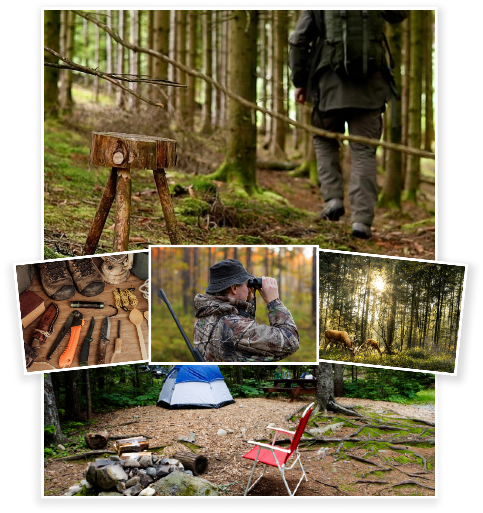 Camping & survival skills.