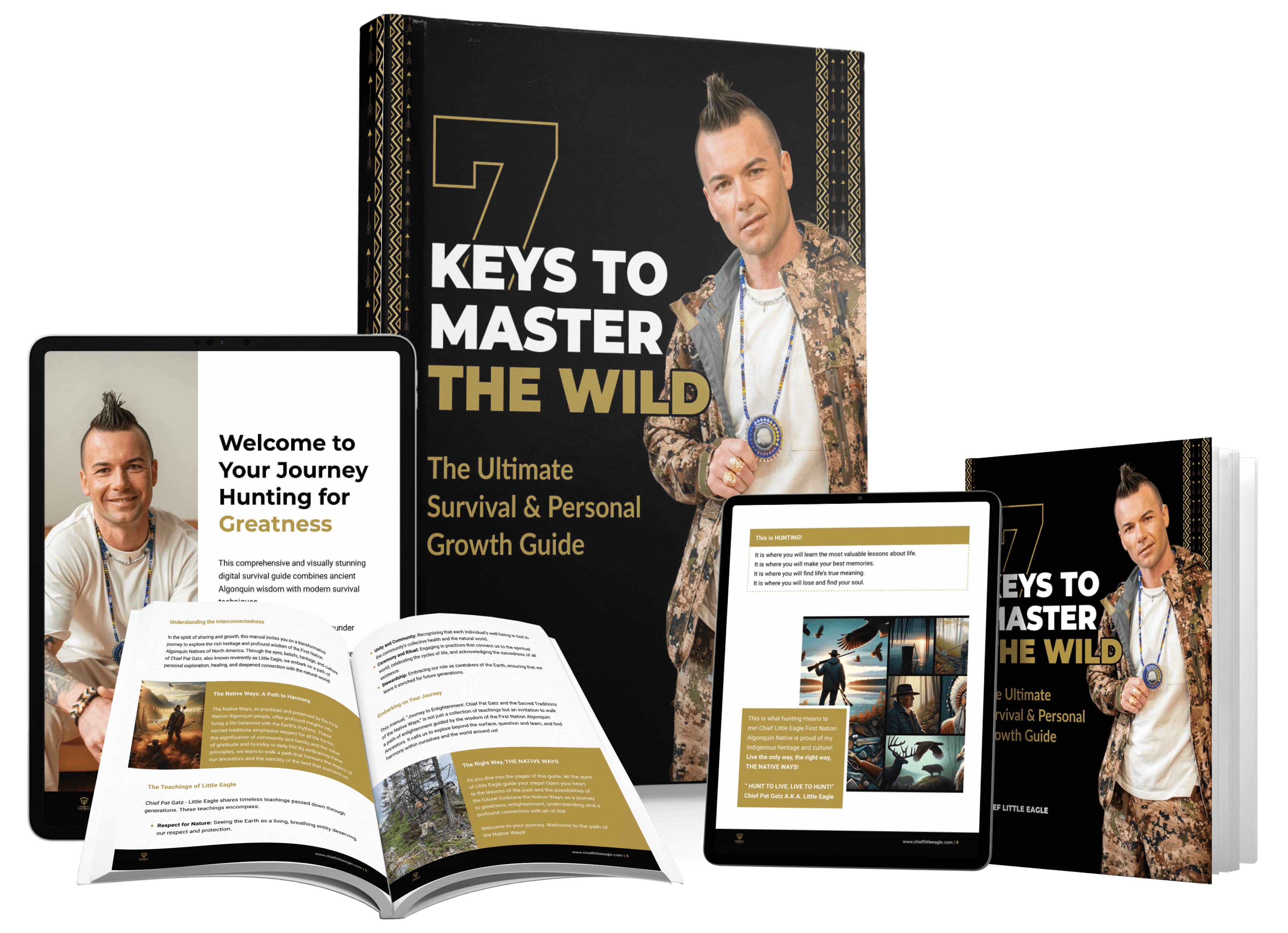 Chief Little Eagles 56 page - 7 Keys to Master the Wild: The Ultimate Survival & Personal Growth Guide.
