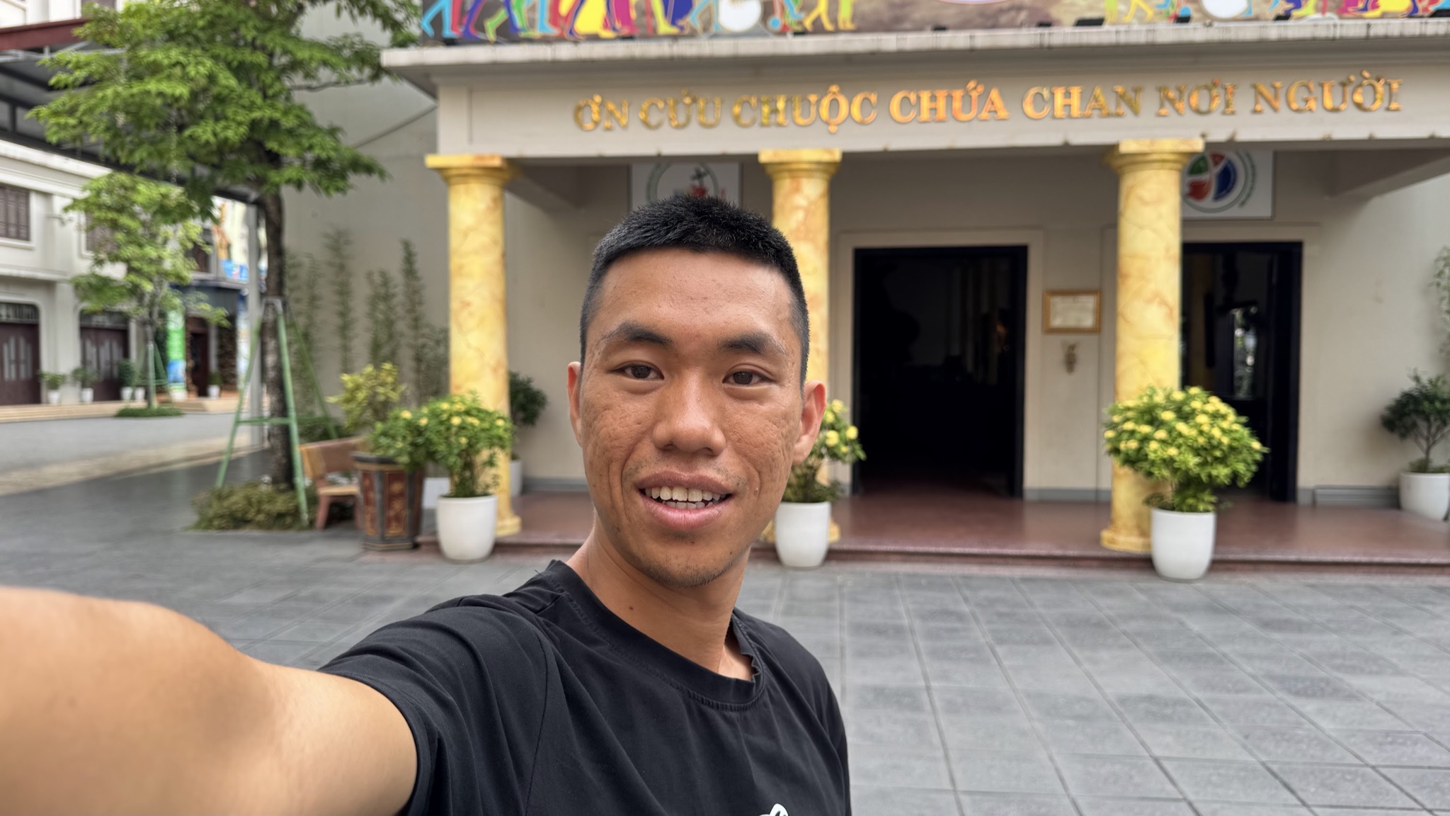 Phạm Đức Thiện trong một chuyến đi