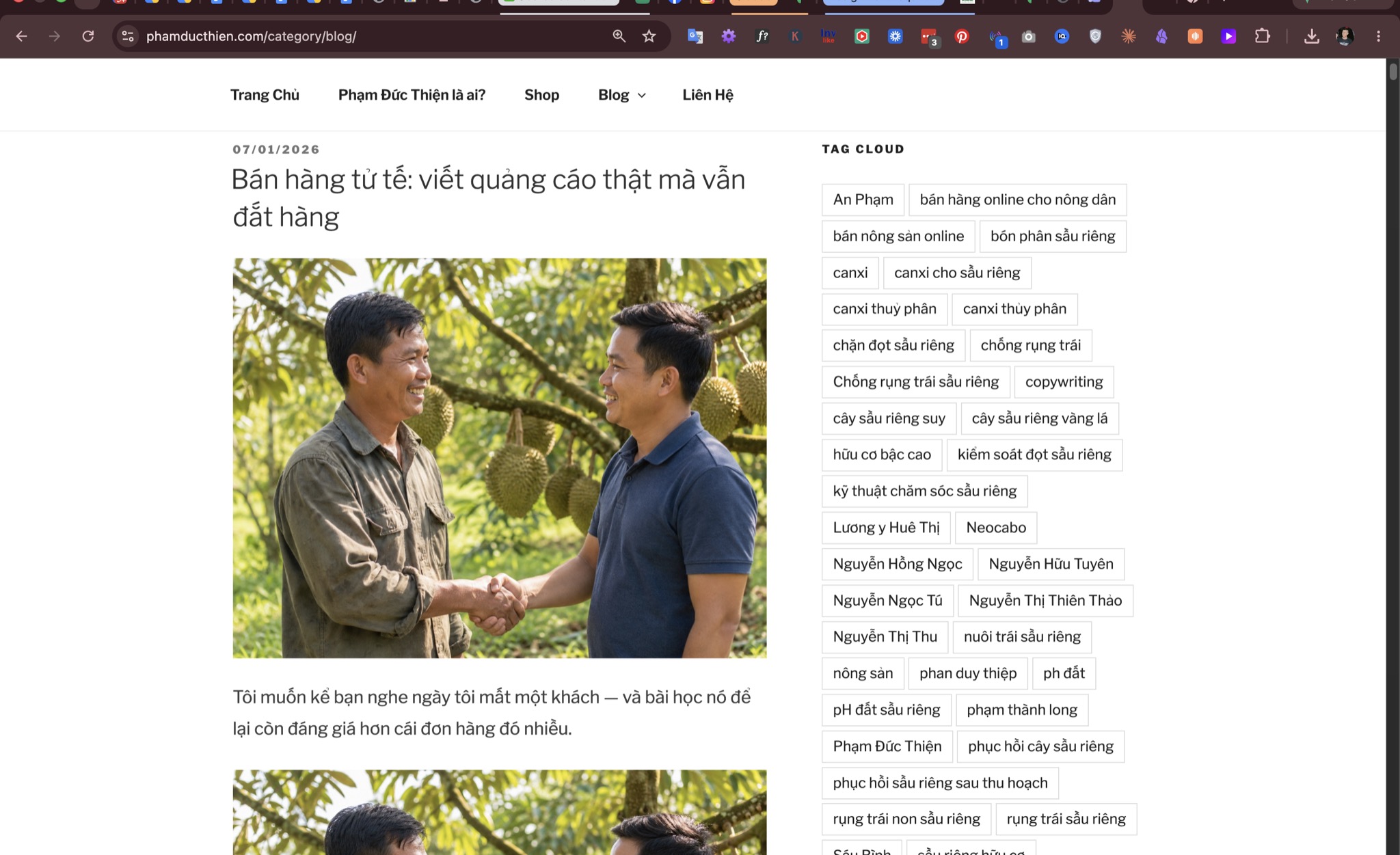 Blog của Phạm Đức Thiện tại phamducthien.com