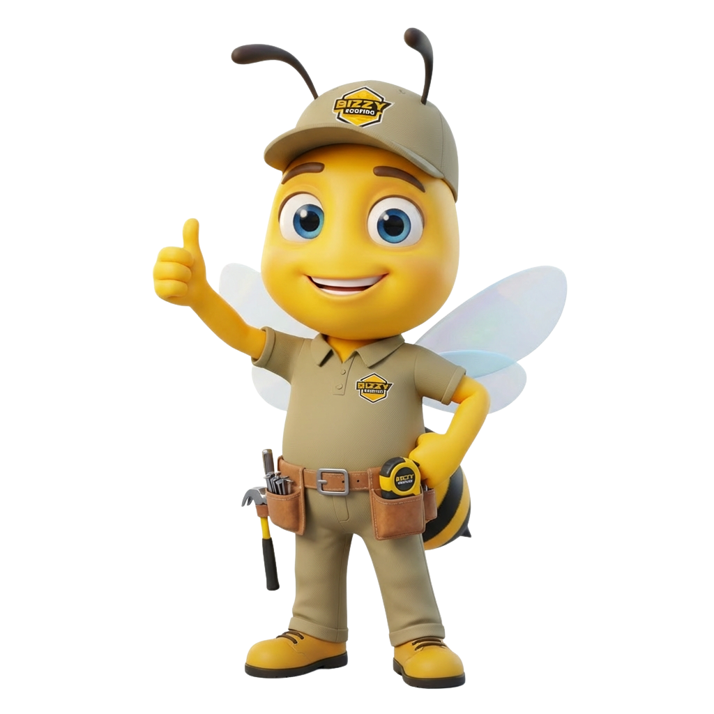 Bizzy Roofing Mascot