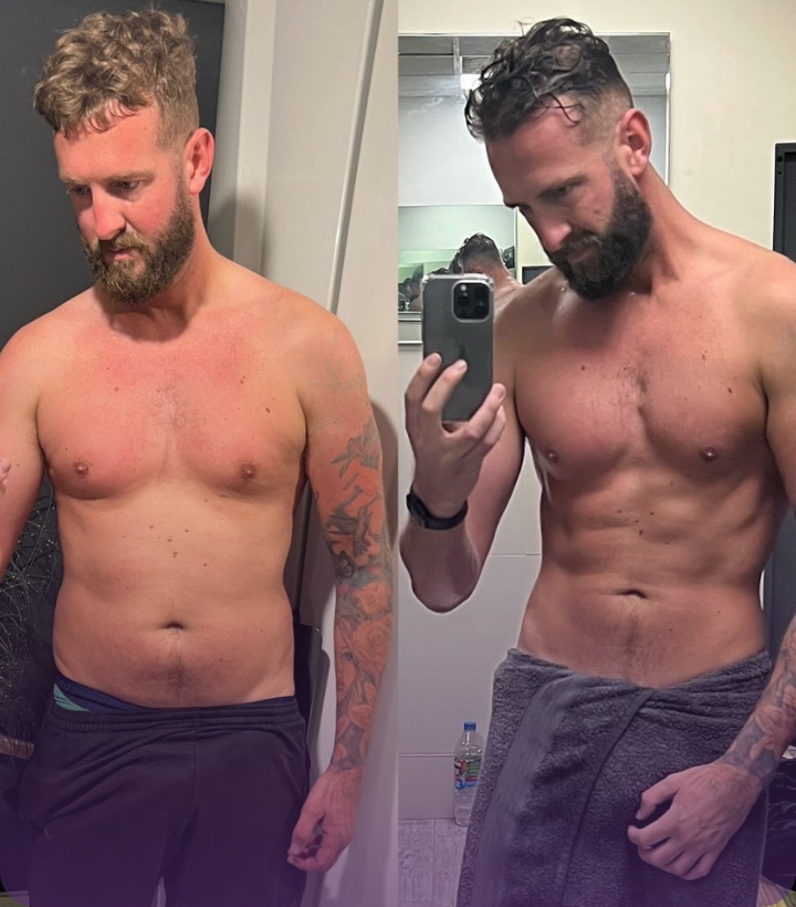 Fat loss coaching result 180 Strength Poole