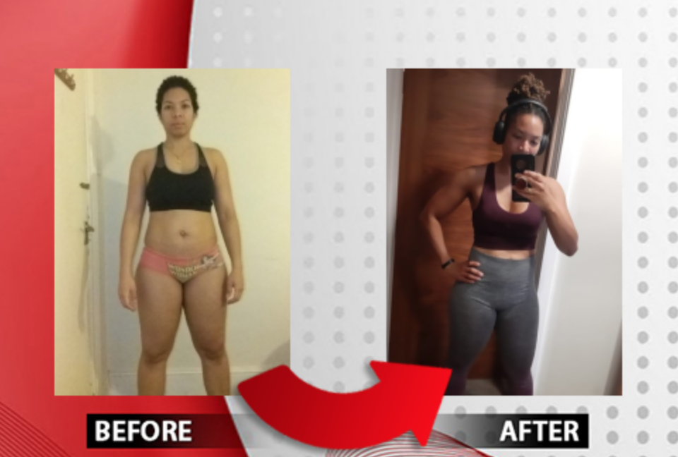 Weight loss transformation 180 Strength