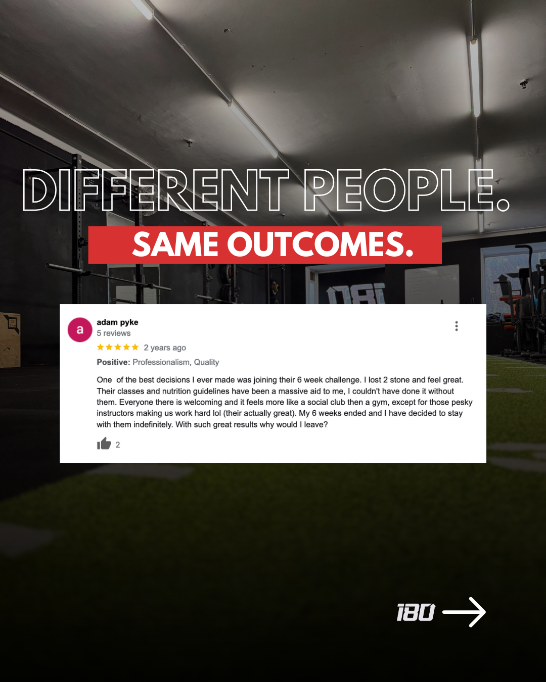 Member review 180 Strength Poole