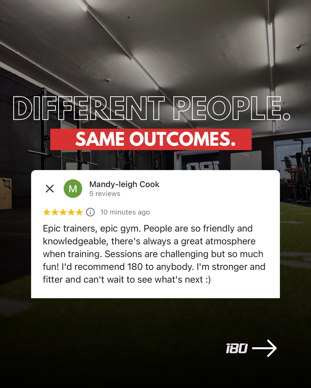 Member review 180 Strength Poole