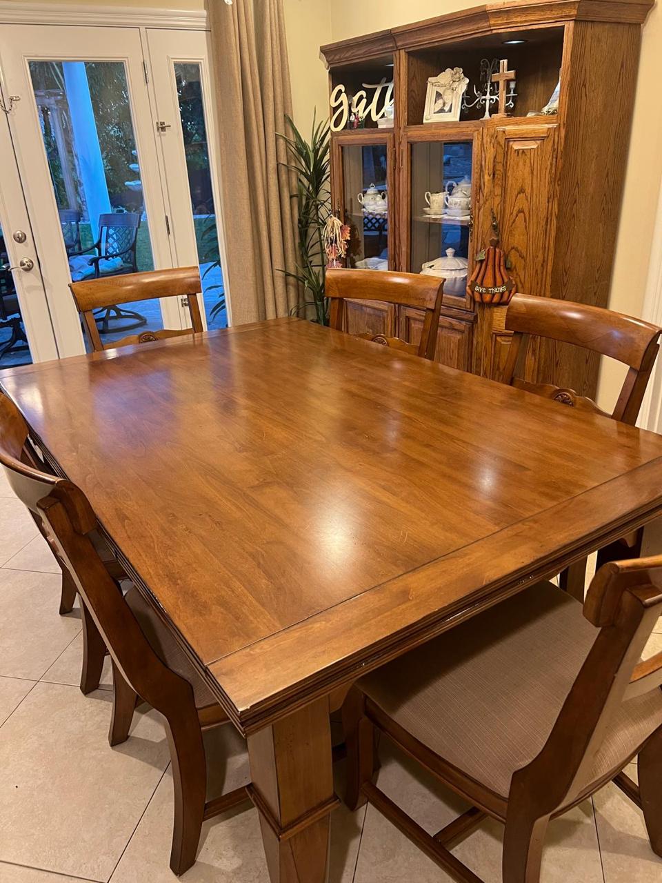 Full Thanksgiving table overhead with a neutral paper tablecloth base Full Thanksgiving table overhead with a neutral paper tablecloth base