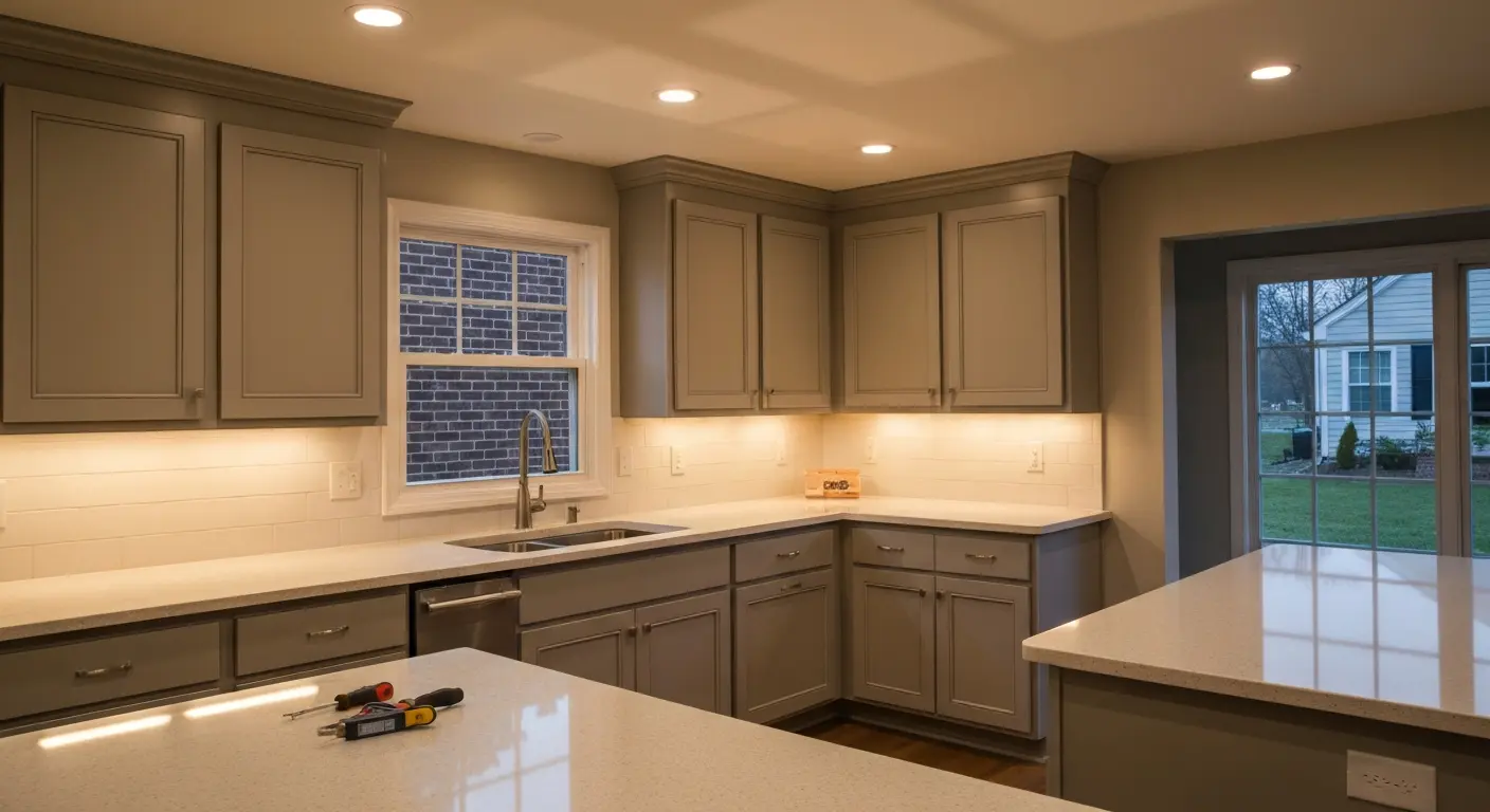 Ambient kitchen lighting design