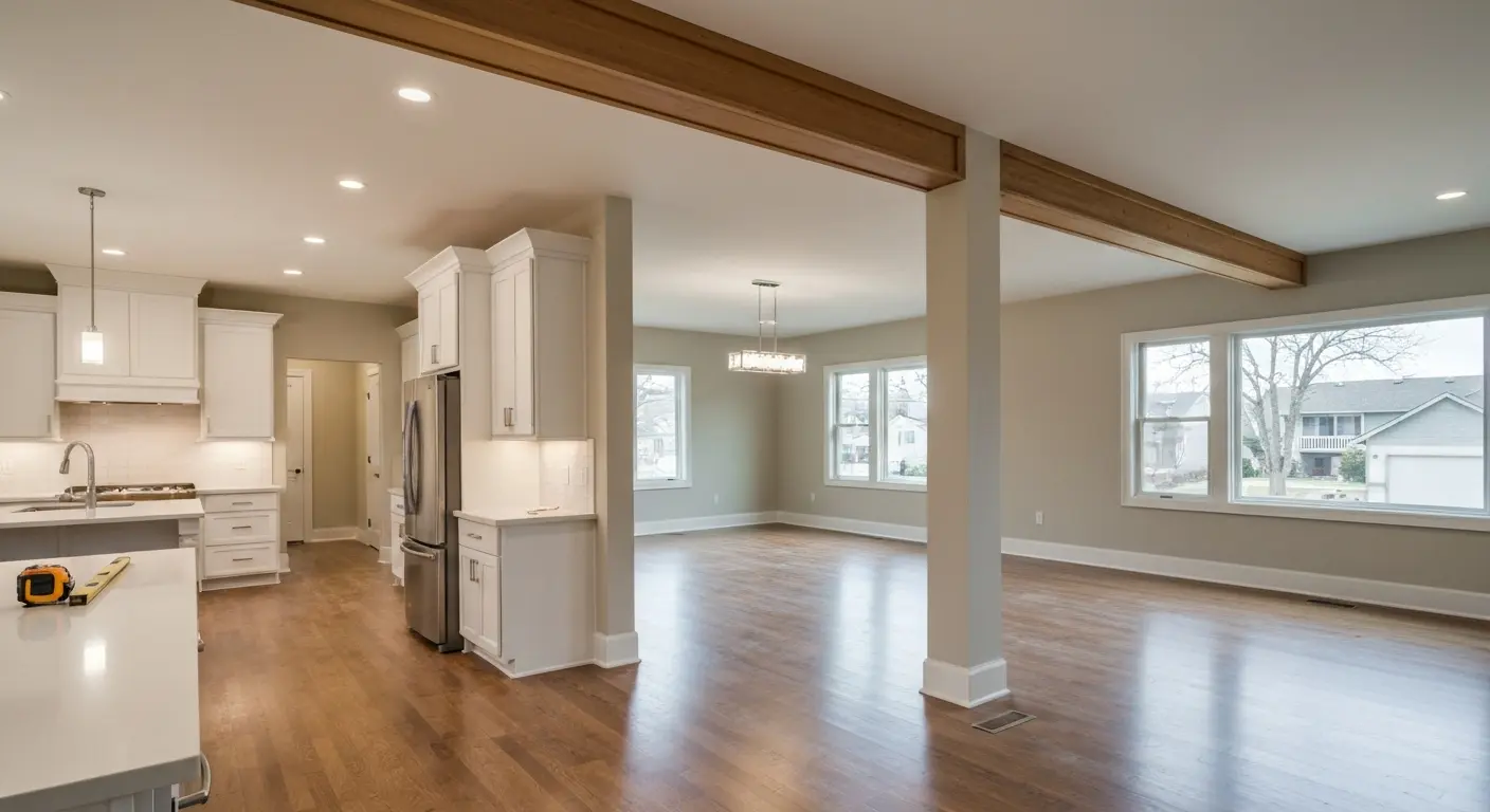 Whole house open floor plan renovation