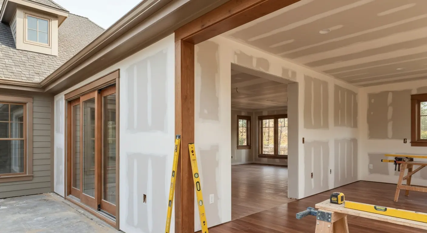 Open floor plan room addition