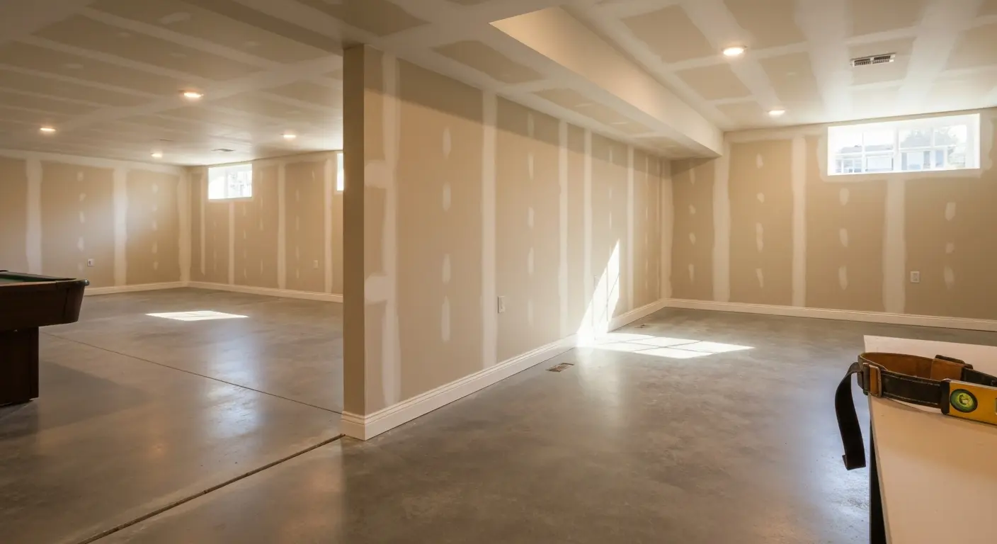 Basement finishing project