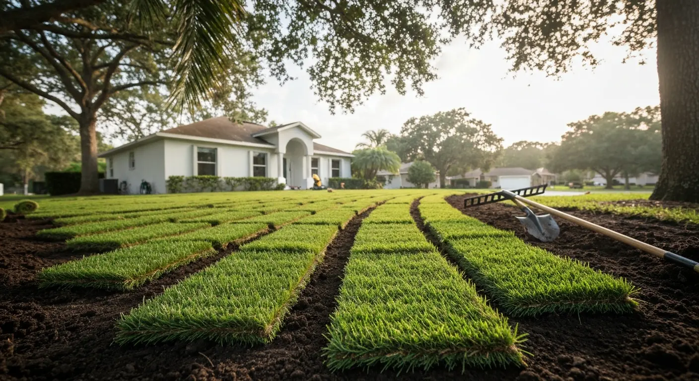 Sod installation service