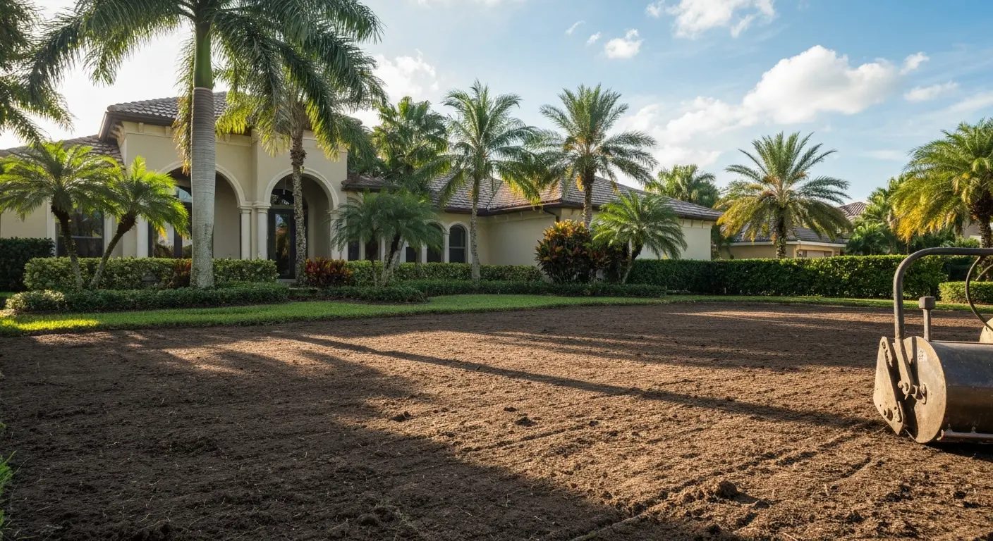 Sod removal in Naples