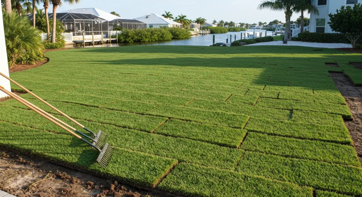 Sod installation in Punta Gorda