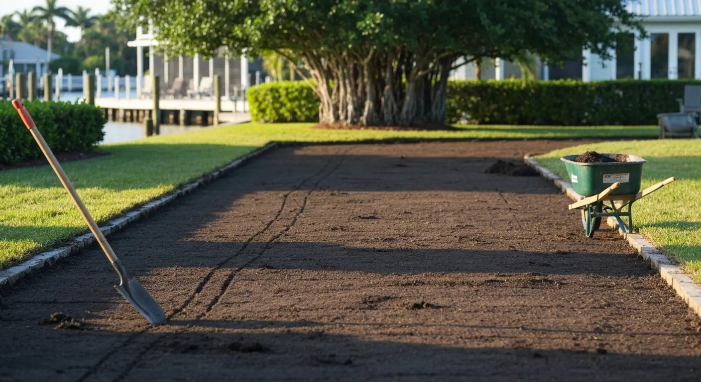 Sod removal preparation in Old Marco
