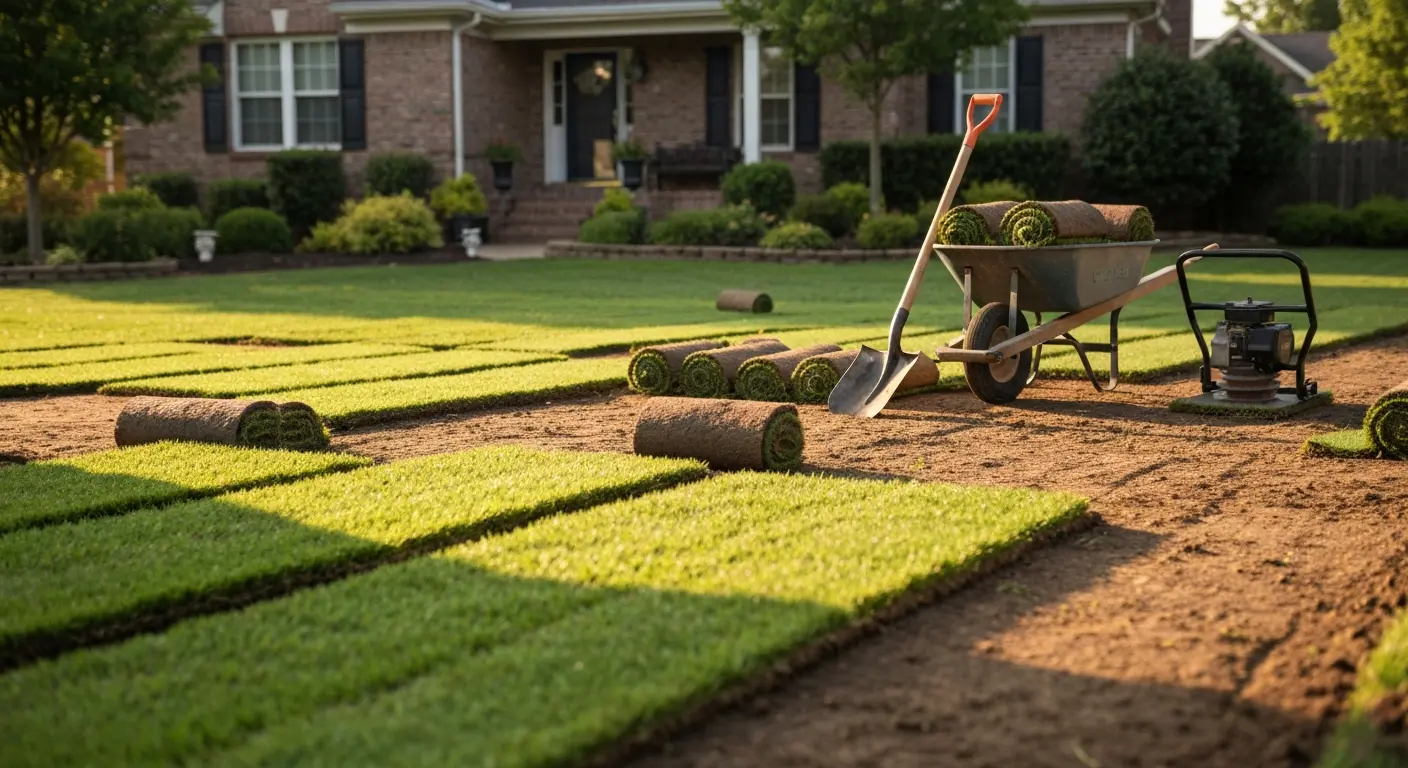 Professional sod installation contractor services