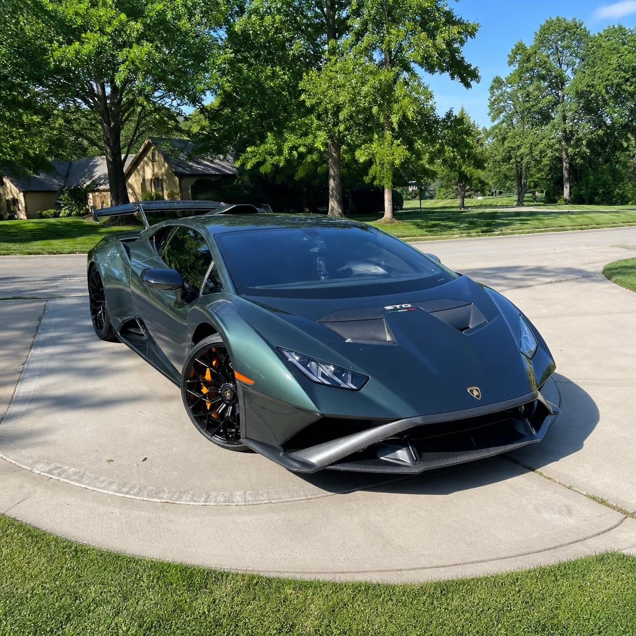 Lamborghini parked in a driveway in Tampa, Florida