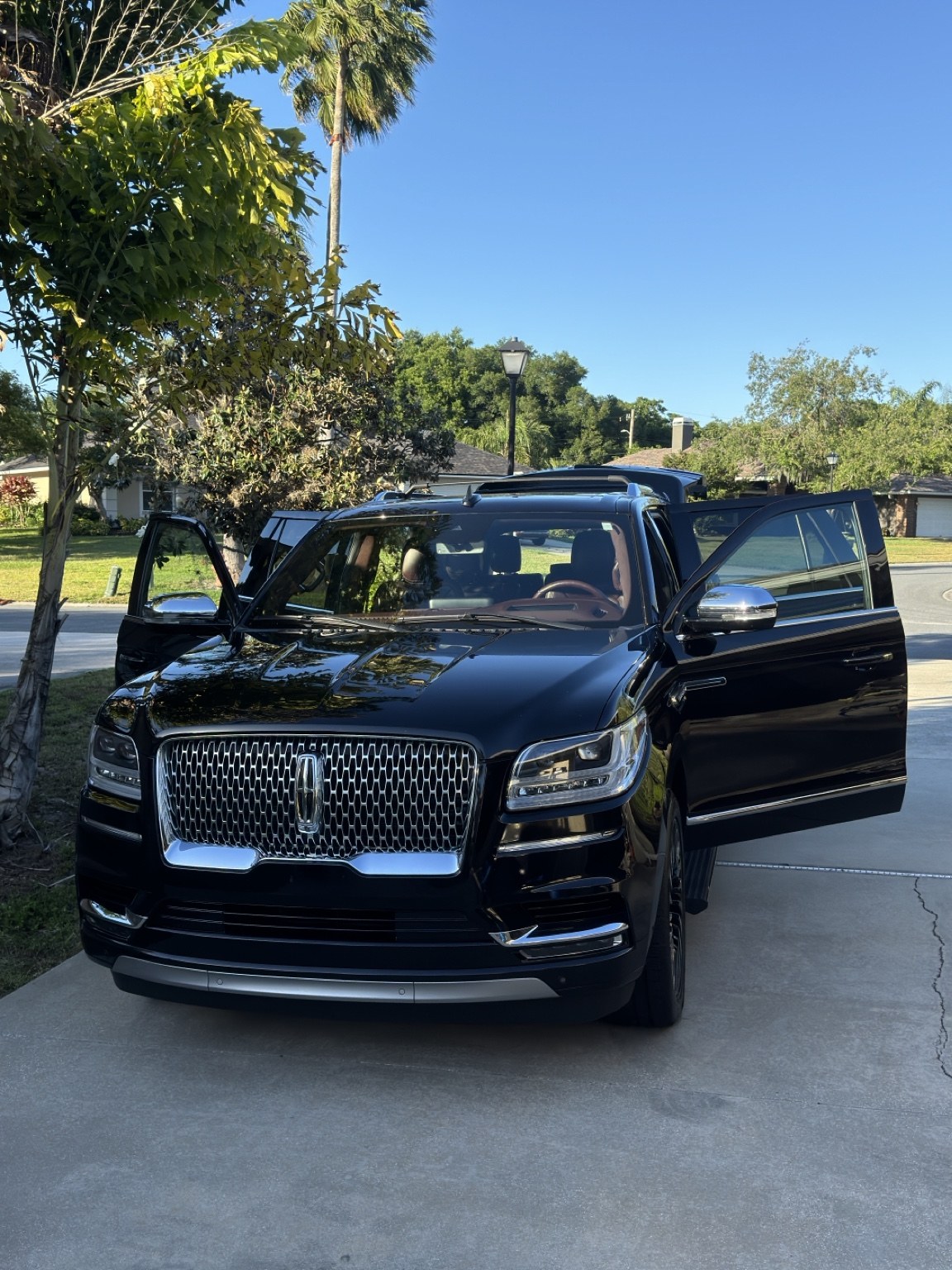 Black Rolls-Royce at a residential detail appointment