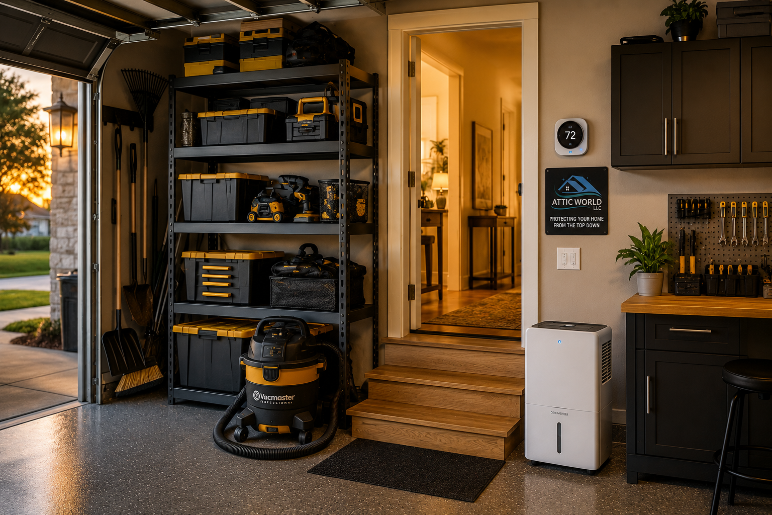 equipment used to protect a Texas home against wildlife infestation